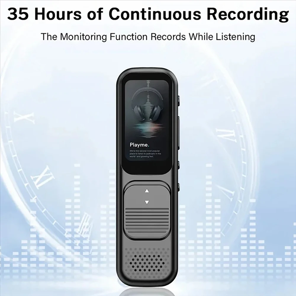 C10 Digital AI Voice Recorder Blue tooth Connect Phone App REC HiFi Professional Voice Activated Recording MP3 Player Dictaphone
C10 Digital AI Voice Recorder Blue tooth Connect Phone App REC HiFi Professional Voice Activated Recording MP3 Player Dictaphone
