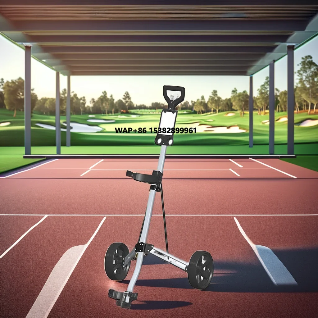 Lightweight 2-Wheel Foldable Golf Push Pull Trolley Walking Trundler with Easy Push & Pull Features
Lightweight 2-Wheel Foldable Golf Push Pull Trolley Walking Trundler with Easy Push & Pull Features