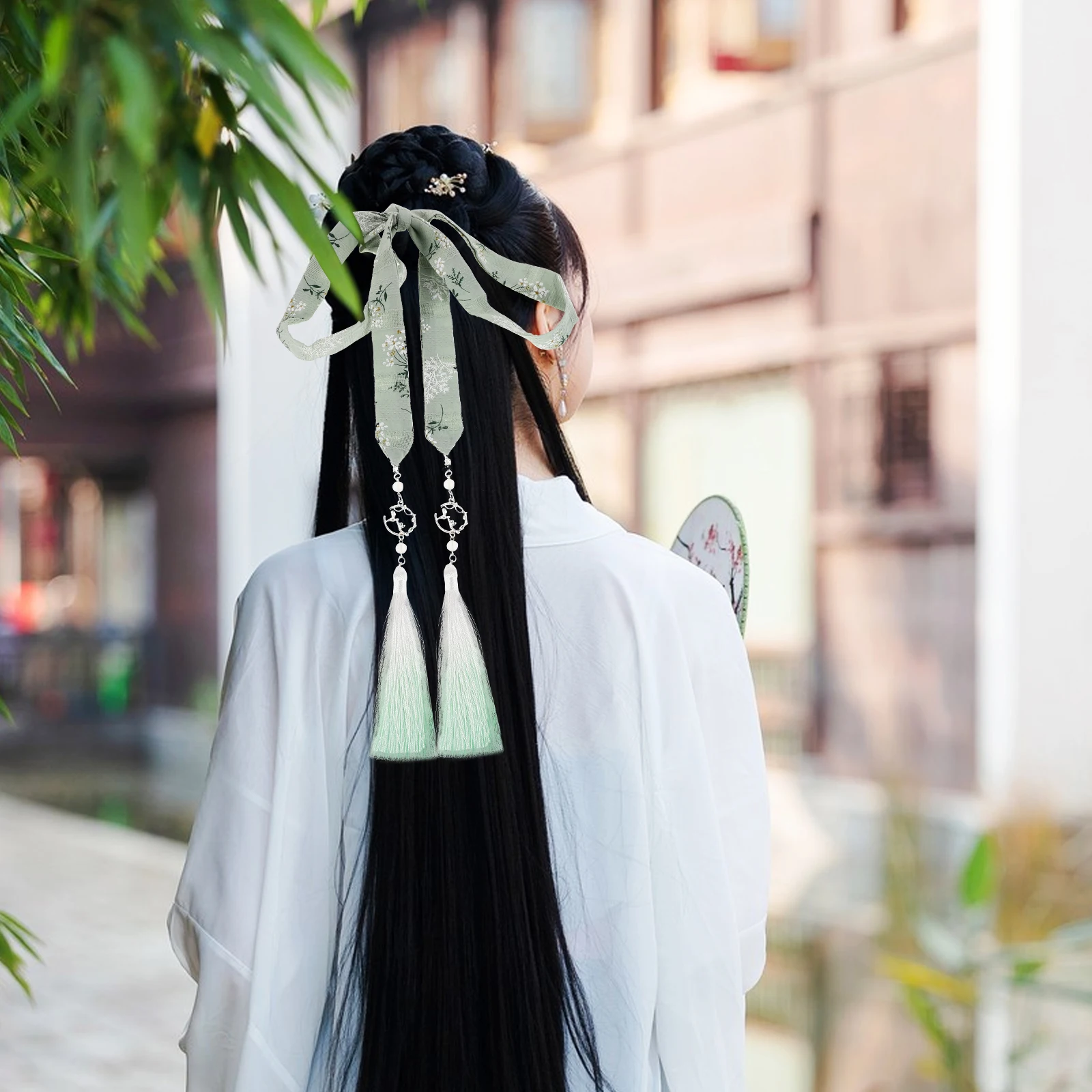 Hanfu Hair Accessories Gradient Tassel Artificial Silk Soft Material Versatile Use Chinese Style Headb Hair Tie Rope Traditional
Hanfu Hair Accessories Gradient Tassel Artificial Silk Soft Material Versatile Use Chinese Style Headb Hair Tie Rope Traditional