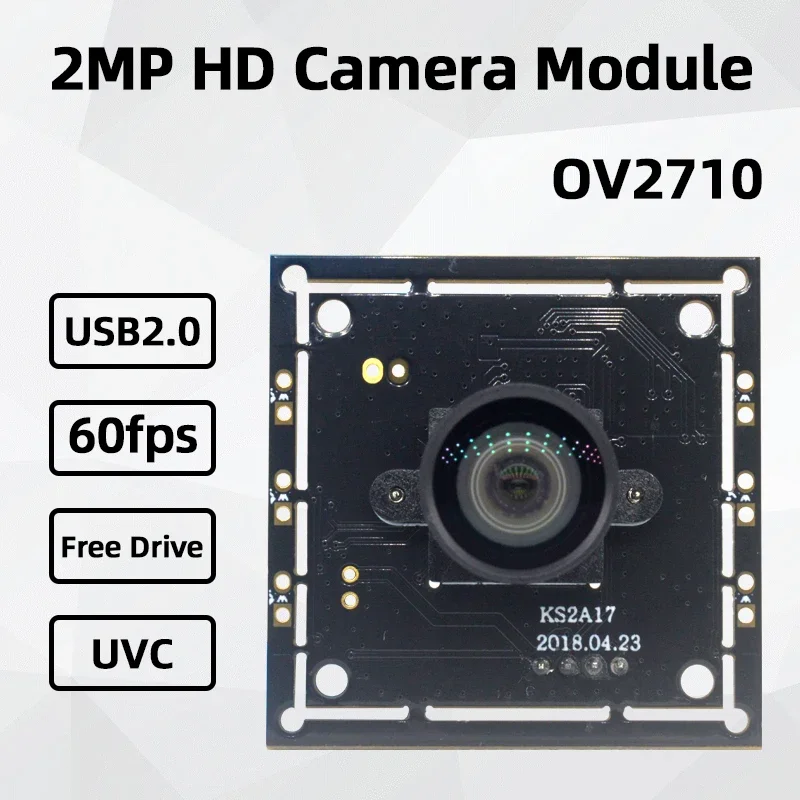 USB Driver Free High Definition 2 Million Camera Module CMOS OV2710 High-Speed 120 Frames
USB Driver Free High Definition 2 Million Camera Module CMOS OV2710 High-Speed 120 Frames