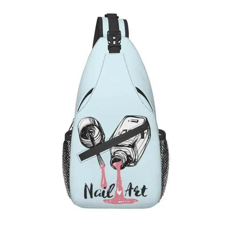 Modern Nail Polish Sling Crossbody Chest Bag Men Casual Manicure Manicurist Shoulder Backpack for Travel Cycling
Modern Nail Polish Sling Crossbody Chest Bag Men Casual Manicure Manicurist Shoulder Backpack for Travel Cycling