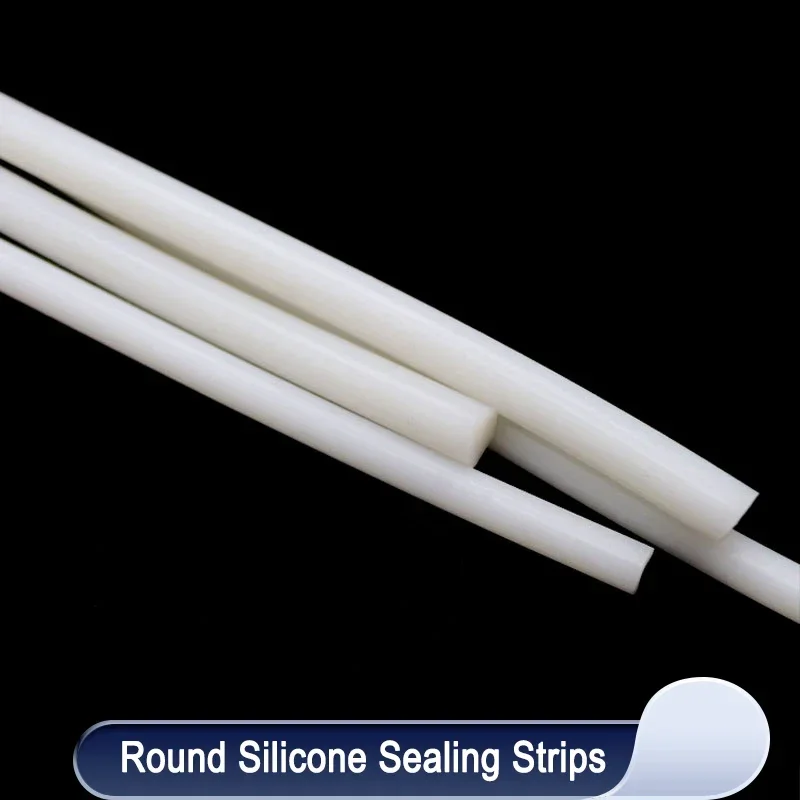 1/5M Silicone Solid Round Seal Strip Dia 1/2//3/4/5/6/7/10/11/12/14//15/16/18/20/25mm White High Temperature Resist Seal O ring
1/5M Silicone Solid Round Seal Strip Dia 1/2//3/4/5/6/7/10/11/12/14//15/16/18/20/25mm White High Temperature Resist Seal O ring