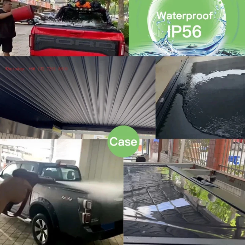 Factory Direct Sales Aluminum Alloy Hard Retractable Roll-Up Cargo Cover for 2012-2020 Ranger T6 Electric Pickup Trucks
Factory Direct Sales Aluminum Alloy Hard Retractable Roll-Up Cargo Cover for 2012-2020 Ranger T6 Electric Pickup Trucks