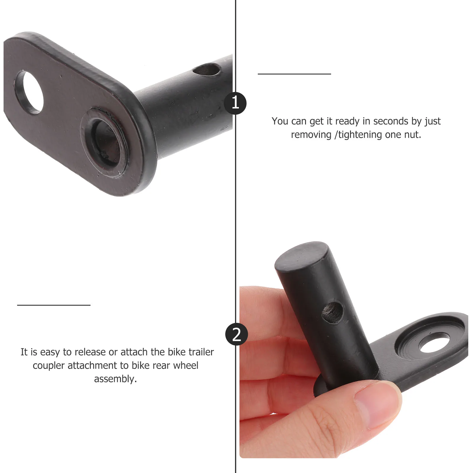 Bicycle Trailer Accessories Steel Hitch Angled Coupler Attachment for Bike Black Elbow Child Durable High Grade Material Easy
Bicycle Trailer Accessories Steel Hitch Angled Coupler Attachment for Bike Black Elbow Child Durable High Grade Material Easy