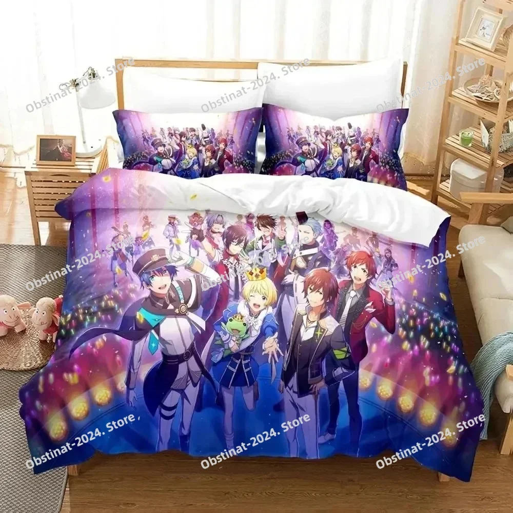 Anime Idolmaster SideM Bedding Set Duvet Cover Bed Set Quilt Cover Pillowcase Comforter king Queen Size Boys Adult Bedding Set
Anime Idolmaster SideM Bedding Set Duvet Cover Bed Set Quilt Cover Pillowcase Comforter king Queen Size Boys Adult Bedding Set