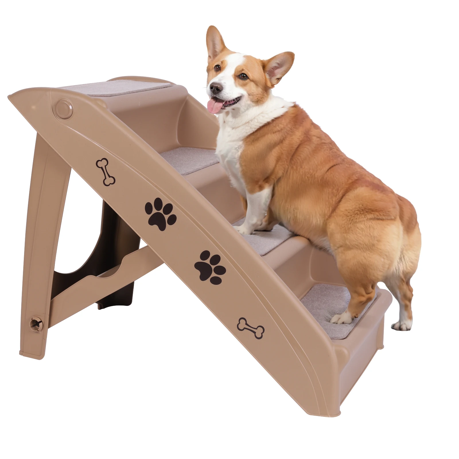 4-Step Pet Dog Stairs Folding Indoor Pet Steps Non-Slip Dog Stairs Ramp Sofa Ladder Pet Furniture for High Bed Chair Couch Sofa
4-Step Pet Dog Stairs Folding Indoor Pet Steps Non-Slip Dog Stairs Ramp Sofa Ladder Pet Furniture for High Bed Chair Couch Sofa