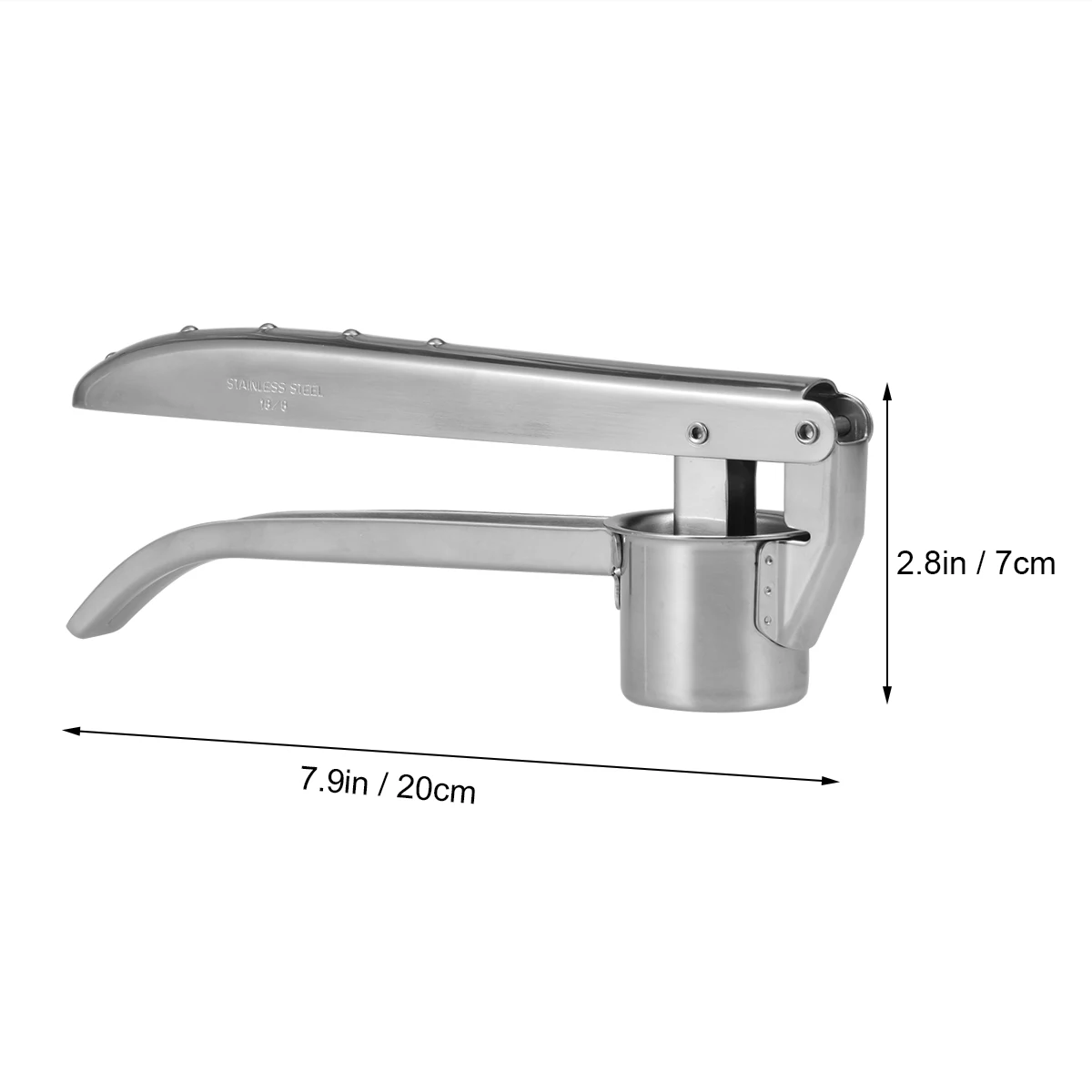 Stainless Steel Garlic Press Mincer Easy Clean Dishwasher Safe 304 Anti Rust Ginger Crusher Squeeze Kitchen Tool Long Handle
Stainless Steel Garlic Press Mincer Easy Clean Dishwasher Safe 304 Anti Rust Ginger Crusher Squeeze Kitchen Tool Long Handle