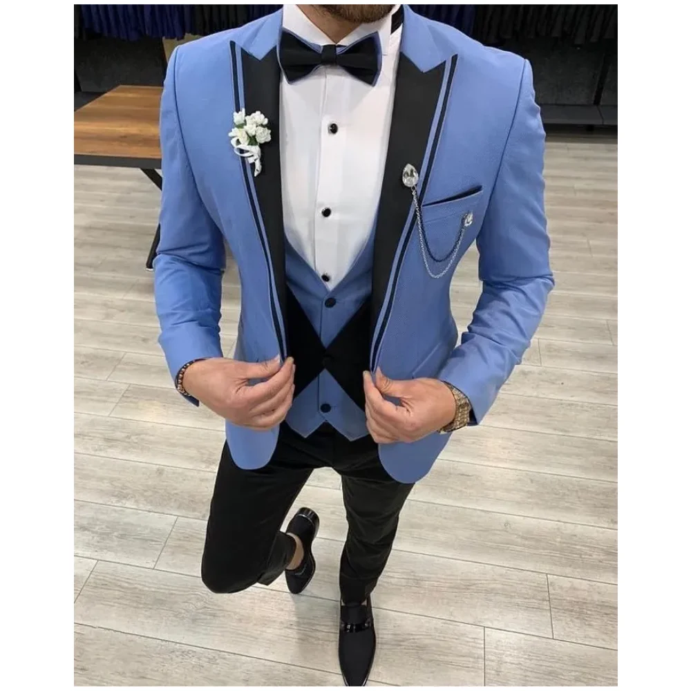 Latest Green Blue Men Suits Slim Fit Costume Wedding Groom Tuxedo Terno Masculino Prom Party Blazer 3 Pcs Jacket+Pant+Vest
Latest Green Blue Men Suits Slim Fit Costume Wedding Groom Tuxedo Terno Masculino Prom Party Blazer 3 Pcs Jacket+Pant+Vest