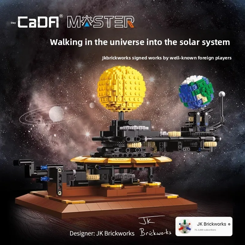 Cada 865PCS City Solar System Earth and Sun Clock Building Blocks Science Experiment Education Bricks Toys Boys Gifts
Cada 865PCS City Solar System Earth and Sun Clock Building Blocks Science Experiment Education Bricks Toys Boys Gifts