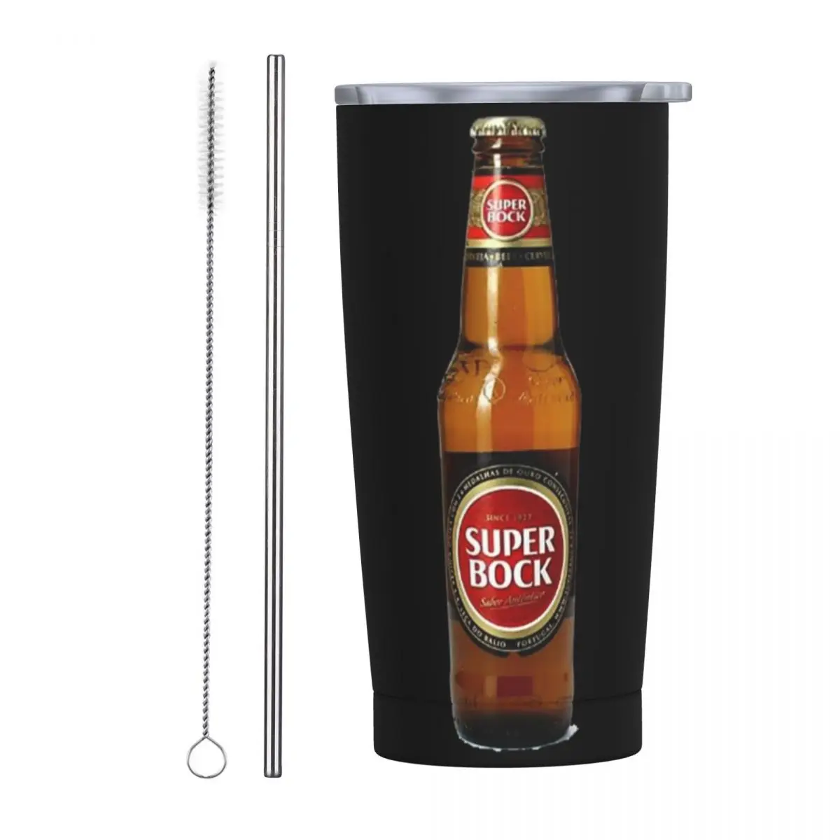 Стакан Super Bock из нержавеющей стали, кружки с вакуумной изоляцией, термосоломинки для холодных бутылок с крышкой, 20 унций
Стакан Super Bock из нержавеющей стали, кружки с вакуумной изоляцией, термосоломинки для холодных бутылок с крышкой, 20 унций