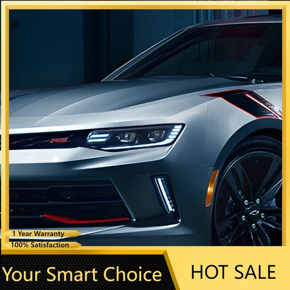 Высококачественные обновленные автомобильные передние фонари для Chevrolet Camaro 2016-2019, светодиодные автомобильные фары в сборе, 2 аксессуара для линз проектора
Высококачественные обновленные автомобильные передние фонари для Chevrolet Camaro 2016-2019, светодиодные автомобильные фары в сборе, 2 аксессуара для линз проектора