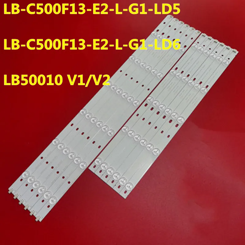 5set LED Strip LB50010 V1/V2 LB-C500F13-E2-L-G1-LD5 LD6 CH50L42A-V02-A/B For LED50C2000I LED50C2080I 50J2S L50A300M 50D3700I
5set LED Strip LB50010 V1/V2 LB-C500F13-E2-L-G1-LD5 LD6 CH50L42A-V02-A/B For LED50C2000I LED50C2080I 50J2S L50A300M 50D3700I
