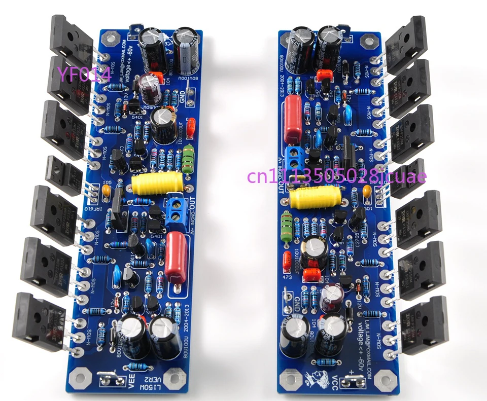 Плата стереоусилителя LJM L150W IRFP250 MOSFET, 2-канальный усилитель 200 Вт 8 Ом
Плата стереоусилителя LJM L150W IRFP250 MOSFET, 2-канальный усилитель 200 Вт 8 Ом