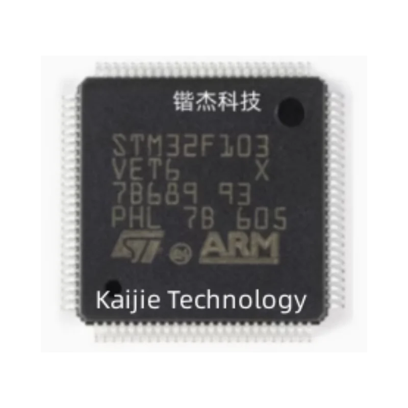 Brand-new original STM32F103VET6 LQFP-100 32-bit microcontroller MCU main chip in stock.
Brand-new original STM32F103VET6 LQFP-100 32-bit microcontroller MCU main chip in stock.