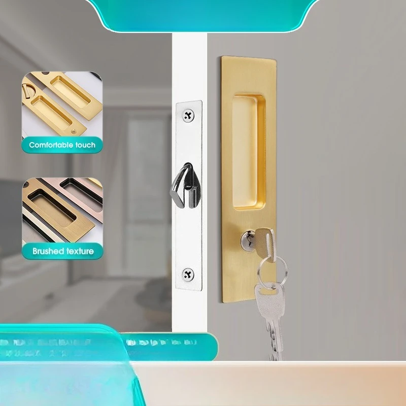 Stainless Steel Opposite Sliding Door Lock with Handle Embedded Anti-theft Sliding Door Lock
Stainless Steel Opposite Sliding Door Lock with Handle Embedded Anti-theft Sliding Door Lock