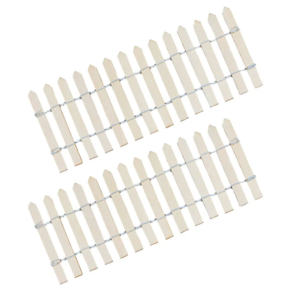 2pcs Wooden Fence for Micro Landscape Small Garden Ornament Mini Picket Fences Eco Bottle Gardening Material Easy
2pcs Wooden Fence for Micro Landscape Small Garden Ornament Mini Picket Fences Eco Bottle Gardening Material Easy