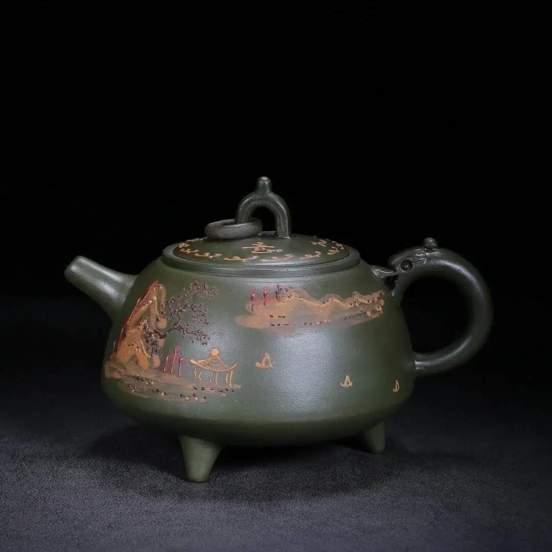 Chinese Yixing Zisha Clay Handmade Exquisite Teapot 450CC
Chinese Yixing Zisha Clay Handmade Exquisite Teapot 450CC