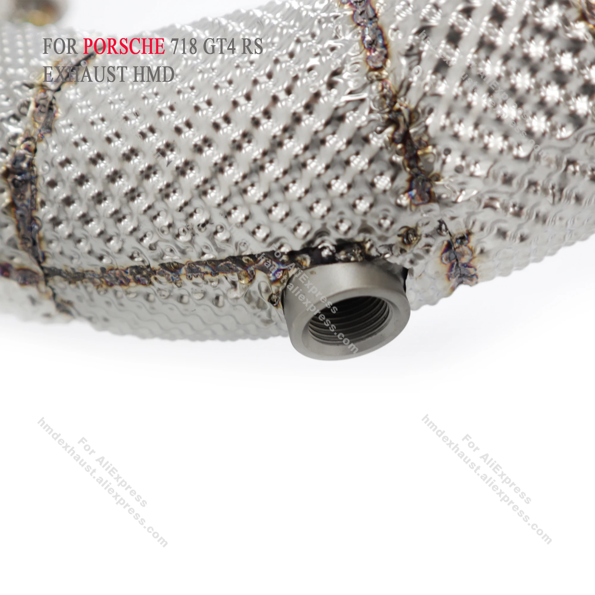 High Quality Downpipe For Porsche 718 GT4 RS 4.0L Stainless Steel Exhaust System Heat Shield High Flow Performance HMD
High Quality Downpipe For Porsche 718 GT4 RS 4.0L Stainless Steel Exhaust System Heat Shield High Flow Performance HMD