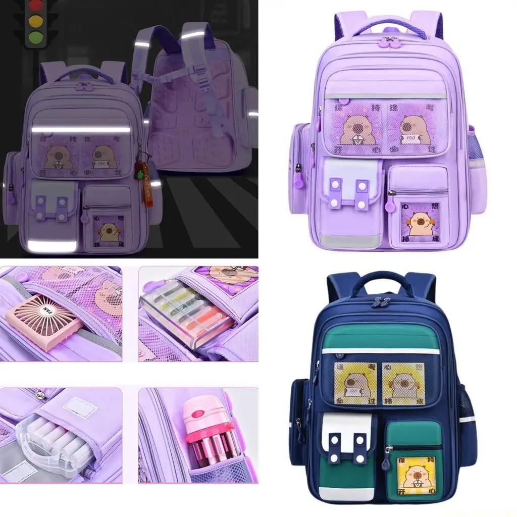 X90D Рюкзак Капибара для детей Дышащая и дышащая школьная сумка Большие рюкзаки
X90D Рюкзак Капибара для детей Дышащая и дышащая школьная сумка Большие рюкзаки