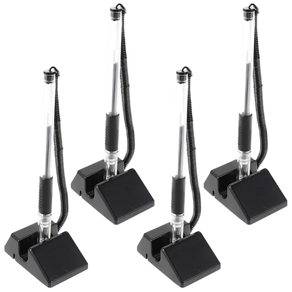 4Pcs Desktop Security Gel Ink Pens Counter Pen Anti-Theft Holder Smooth Writing Reception Desk Pen with Chain Counter Pens
4Pcs Desktop Security Gel Ink Pens Counter Pen Anti-Theft Holder Smooth Writing Reception Desk Pen with Chain Counter Pens