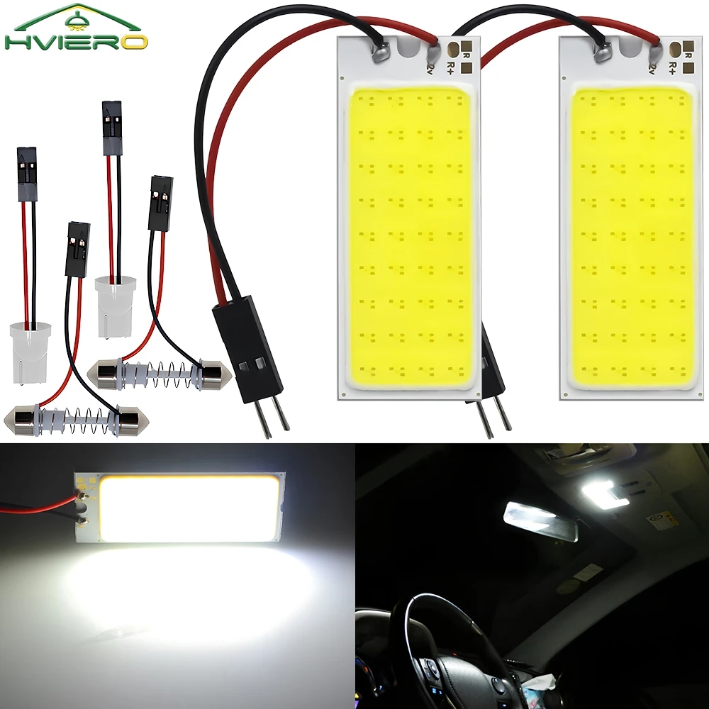 2Pcs COB 36SMD Auto Reading Brake Backup Lighting Bulb White LED Lamp Wedge Wick Panel Car Interior Map Light Dome Flower DC 12V
2Pcs COB 36SMD Auto Reading Brake Backup Lighting Bulb White LED Lamp Wedge Wick Panel Car Interior Map Light Dome Flower DC 12V