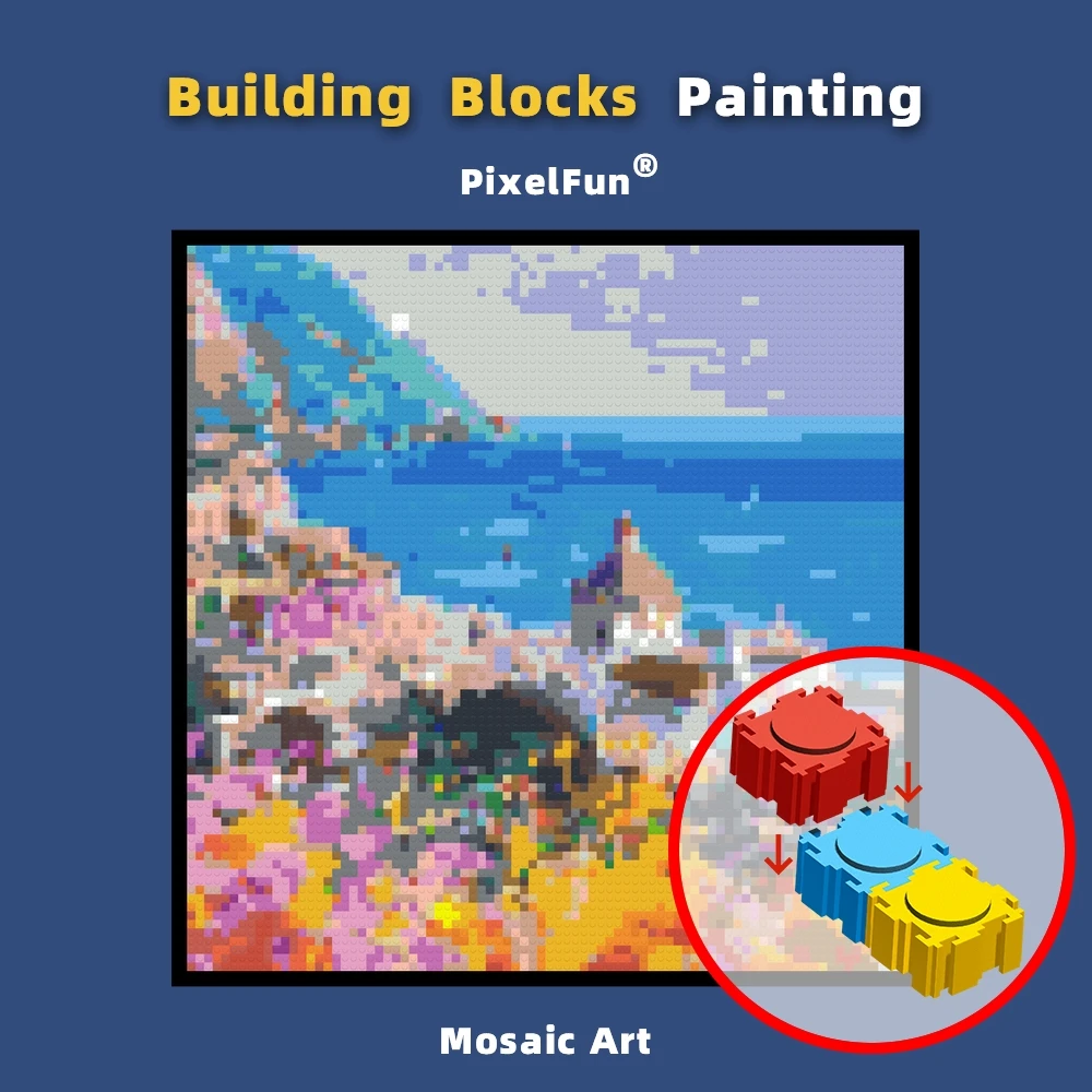 Diy Building Blocks Painting Scenic Village With Flowers And Seaview Mosaic Pixel Art Photo Custom Home Decor Gift For Girls Toy
Diy Building Blocks Painting Scenic Village With Flowers And Seaview Mosaic Pixel Art Photo Custom Home Decor Gift For Girls Toy