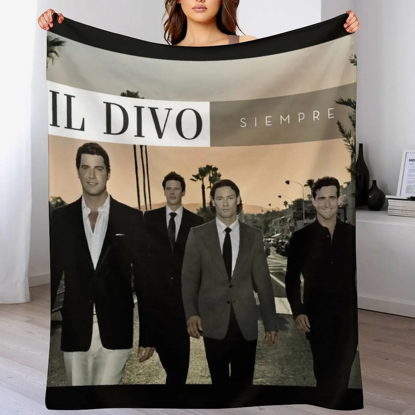 Il Divo siempre Throw Blanket Vintage Luxury Brand Bed Fashionable Moving Blankets 
Il Divo siempre Throw Blanket Vintage Luxury Brand Bed Fashionable Moving Blankets