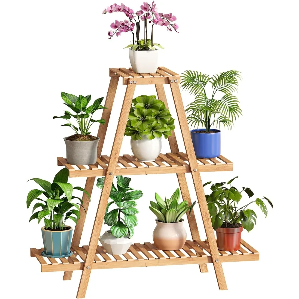 Plant Stand Bamboo for Indoor Outdoor Tiered Plant Shelf 8 Potted Flower Holder Ladder Rack Garden Balcony Living Room Patio
Plant Stand Bamboo for Indoor Outdoor Tiered Plant Shelf 8 Potted Flower Holder Ladder Rack Garden Balcony Living Room Patio
