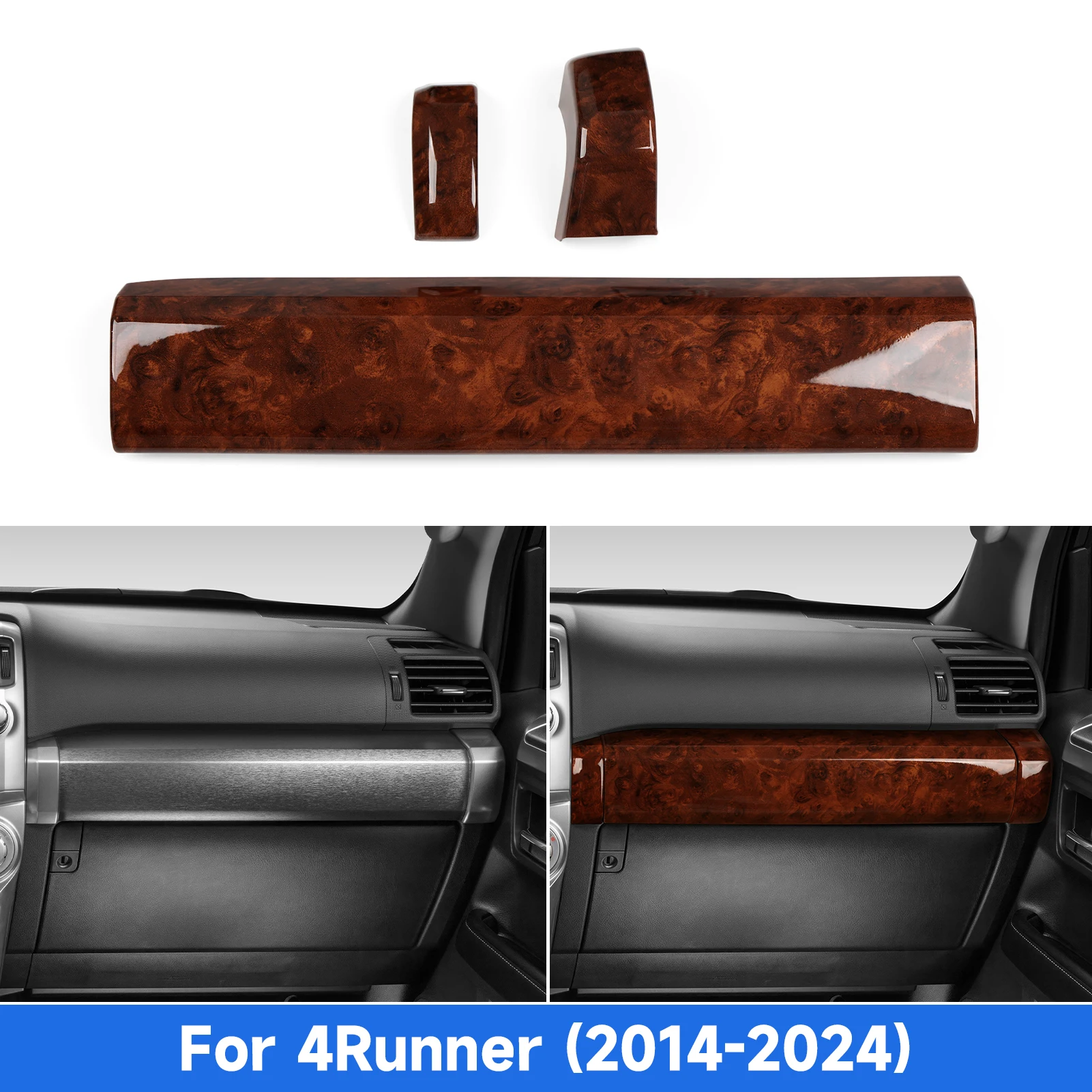 For Toyota 4Runner (2014-2024) Car Center Console Instrument Panel Trim Strip. Wood Grain Interior Sticker ABS Accessories
For Toyota 4Runner (2014-2024) Car Center Console Instrument Panel Trim Strip. Wood Grain Interior Sticker ABS Accessories