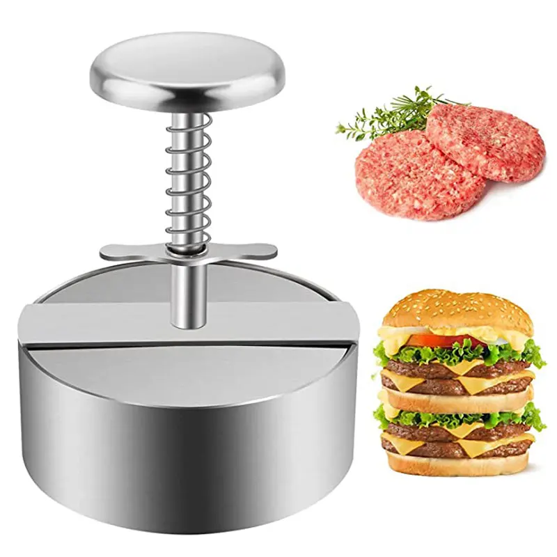 Hamburger Maker Stainless Steel Meat Press Pie Press Burger Press Press Mold Manual Meat Patty Mold for Grill Griddle Meat Tool
Hamburger Maker Stainless Steel Meat Press Pie Press Burger Press Press Mold Manual Meat Patty Mold for Grill Griddle Meat Tool