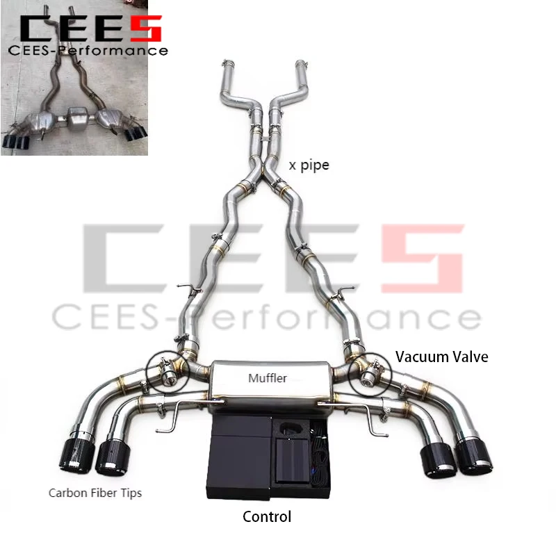 Вакуумный клапан cees Catback для BMW M8 COUPE F91 4,4T 2019-2024, глушитель выхлопной трубы из нержавеющей стали, наконечник из углеродного волокна
Вакуумный клапан cees Catback для BMW M8 COUPE F91 4,4T 2019-2024, глушитель выхлопной трубы из нержавеющей стали, наконечник из углеродного волокна