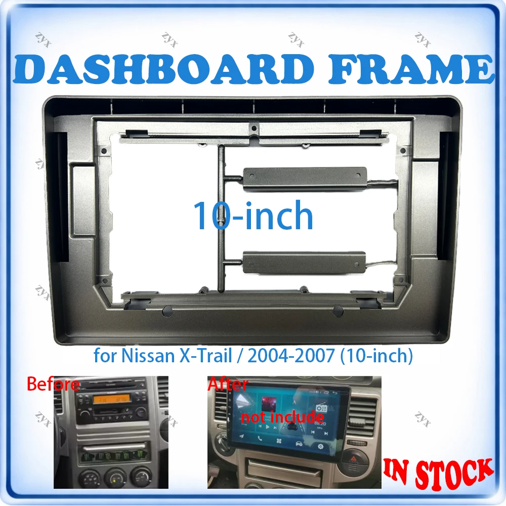 Car Radio Fascia Frame For Nissan X-Trail 2004-2007 10 inch Wiring Harness Power Cable Car Accessories Plug & Play
Car Radio Fascia Frame For Nissan X-Trail 2004-2007 10 inch Wiring Harness Power Cable Car Accessories Plug & Play