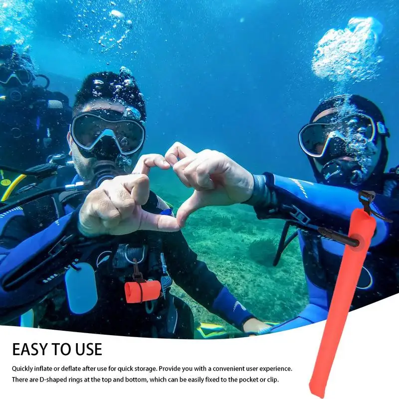 Dive Marker Buoy Multifunctional Diving Gear Automatic Sealing Dive Marker Buoy Scuba Diver Down Flag Equipment For Diving
Dive Marker Buoy Multifunctional Diving Gear Automatic Sealing Dive Marker Buoy Scuba Diver Down Flag Equipment For Diving