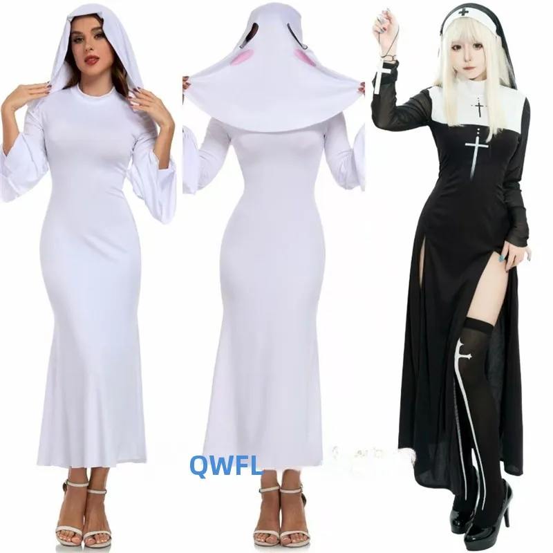 Halloween New Sister Uniform Ghost Ma Mrs Plum Lady Devil Costume Mary Queen of Heaven Cosplay Clothes Women's Traditional Ch...
Halloween New Sister Uniform Ghost Ma Mrs Plum Lady Devil Costume Mary Queen of Heaven Cosplay Clothes Women's Traditional Ch...