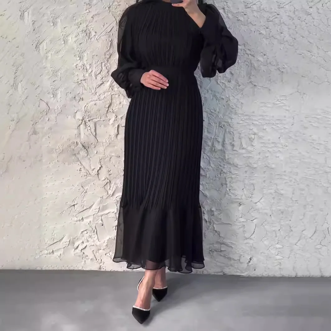 Women's Dresses Sweet Pleated Maxi Skirt Women's Robe Party Dress Dress Lace-Up Long Sleeve Pleated Skirt
Women's Dresses Sweet Pleated Maxi Skirt Women's Robe Party Dress Dress Lace-Up Long Sleeve Pleated Skirt