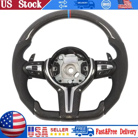 1PCS NEW Quality Car Carbon Fiber Steering Wheel Durable For BMW F30 F32 F20 F87 F80 F82 F21 F22 M3 F40 F44 F45 Car Accessories