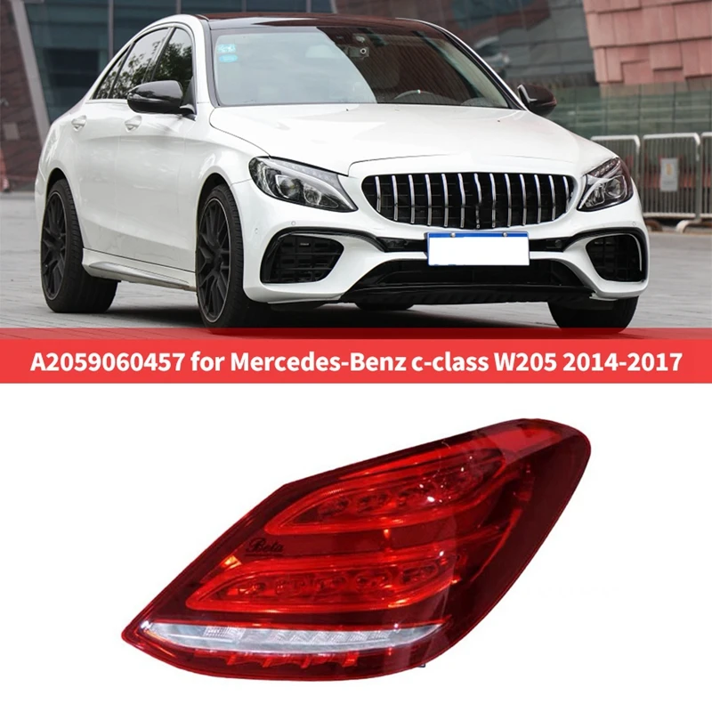 A2059060457 Rear Right Tail Light Auto Signal Brake Light For Mercedes-Benz C-Class W205 2014-2017
A2059060457 Rear Right Tail Light Auto Signal Brake Light For Mercedes-Benz C-Class W205 2014-2017
