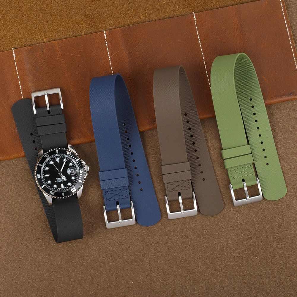 FKM Rubber Watch Strap 20mm 21mm 22mm Waterproof Soft Durable Rubber for Men Sport Watch Band Replacement
FKM Rubber Watch Strap 20mm 21mm 22mm Waterproof Soft Durable Rubber for Men Sport Watch Band Replacement