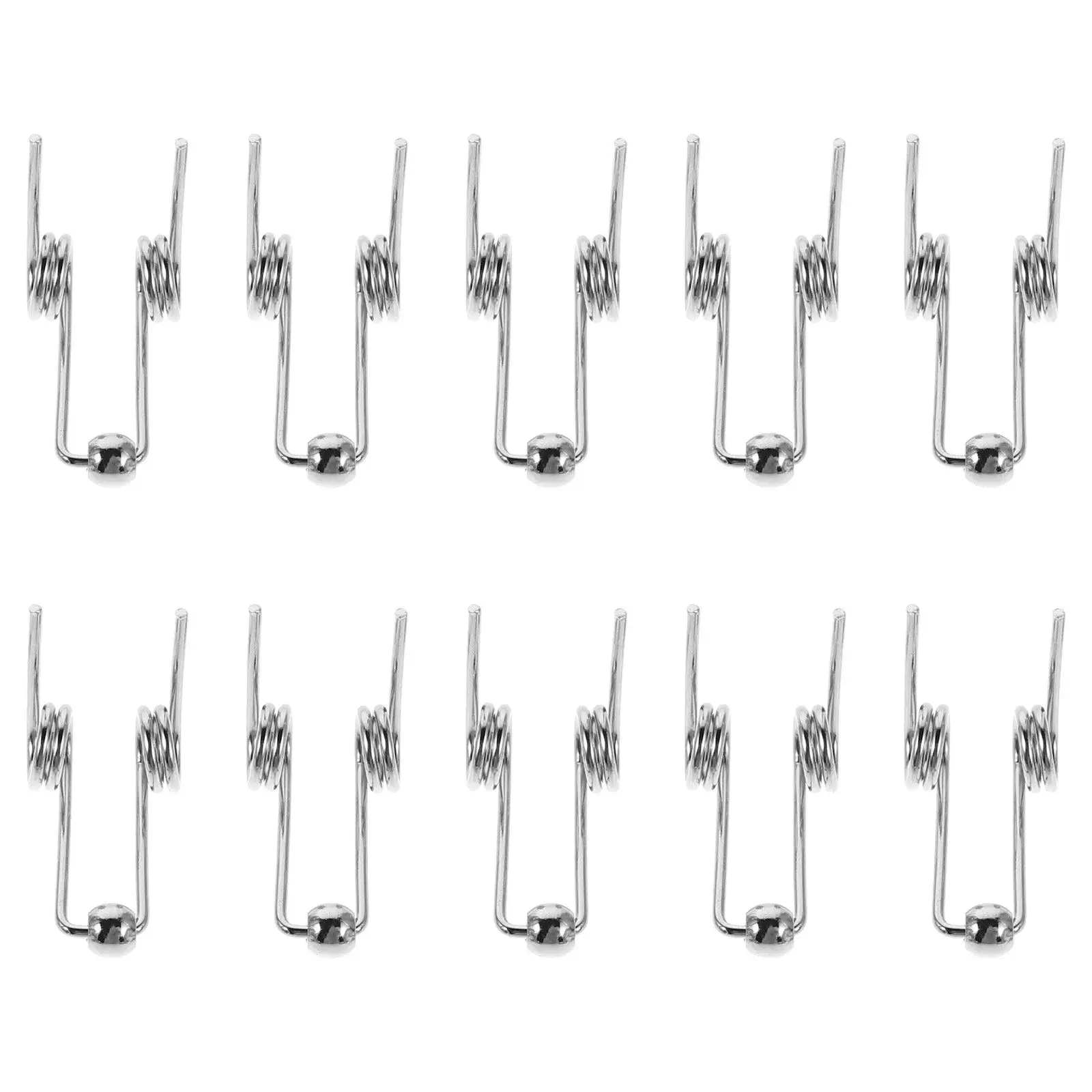 10Pcs Heavy Duty Metal Torsion Springs for Curling Irons Replacement DIY Hair Styling Tools High Temp Resistant Wear Resistant
10Pcs Heavy Duty Metal Torsion Springs for Curling Irons Replacement DIY Hair Styling Tools High Temp Resistant Wear Resistant