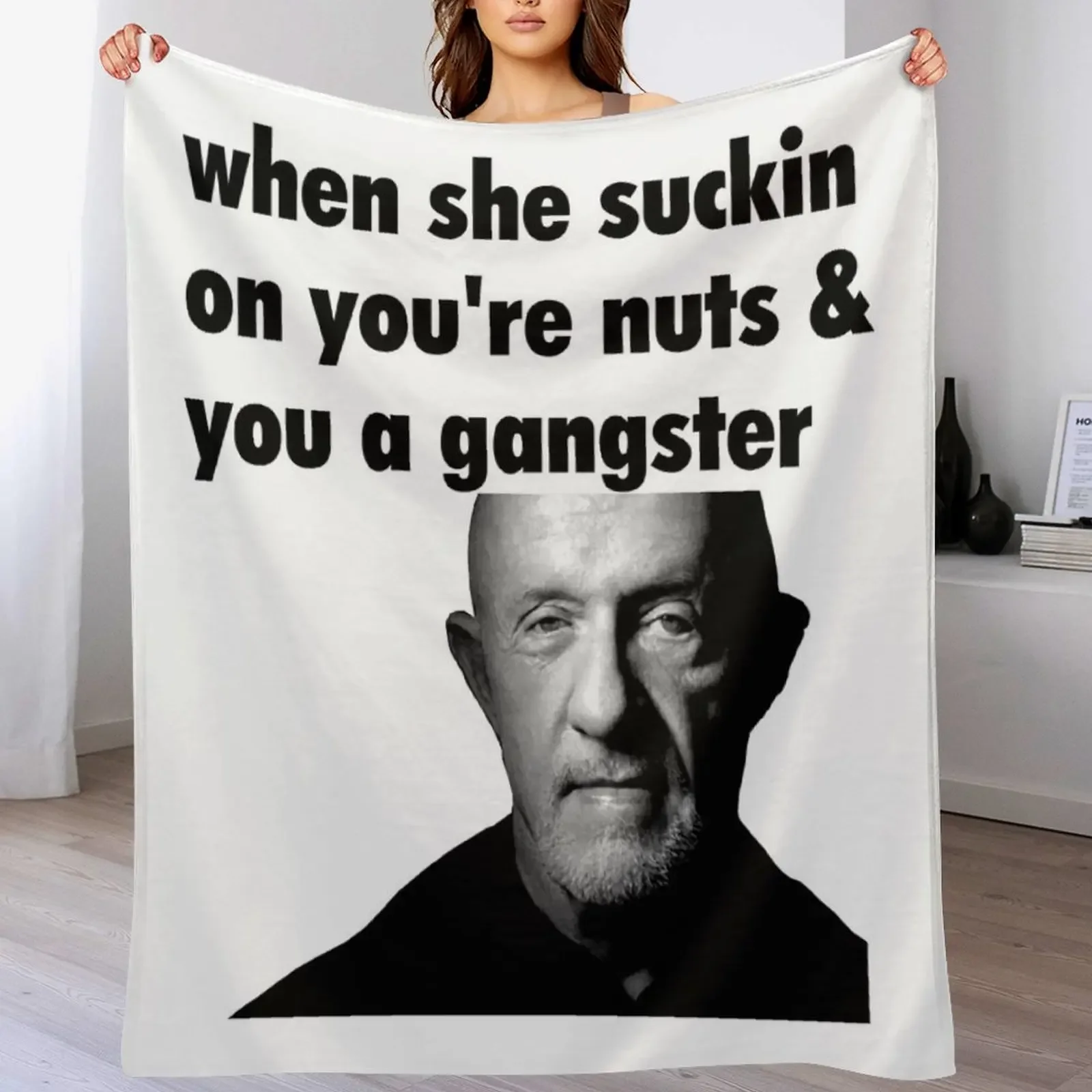 When She Suckin On You're Nuts And You A Gangster Throw Blanket Heavy Shaggy anime bed plaid Blankets
When She Suckin On You're Nuts And You A Gangster Throw Blanket Heavy Shaggy anime bed plaid Blankets