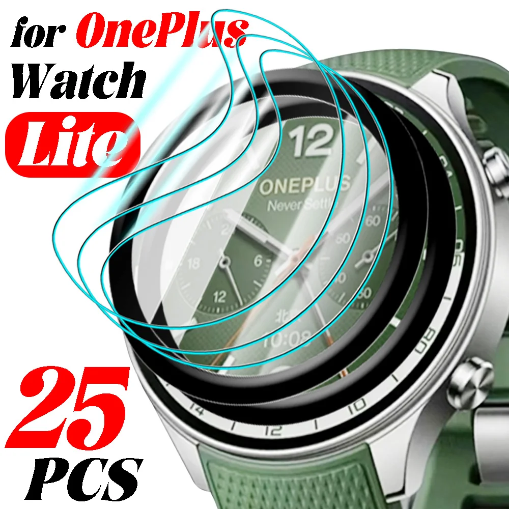 25-1Pcs for OnePlus Watch Lite SmartWatch PAMM Composite Film Soft Hydrogel Film Screen Protectors Anti-Scratch Protective Film