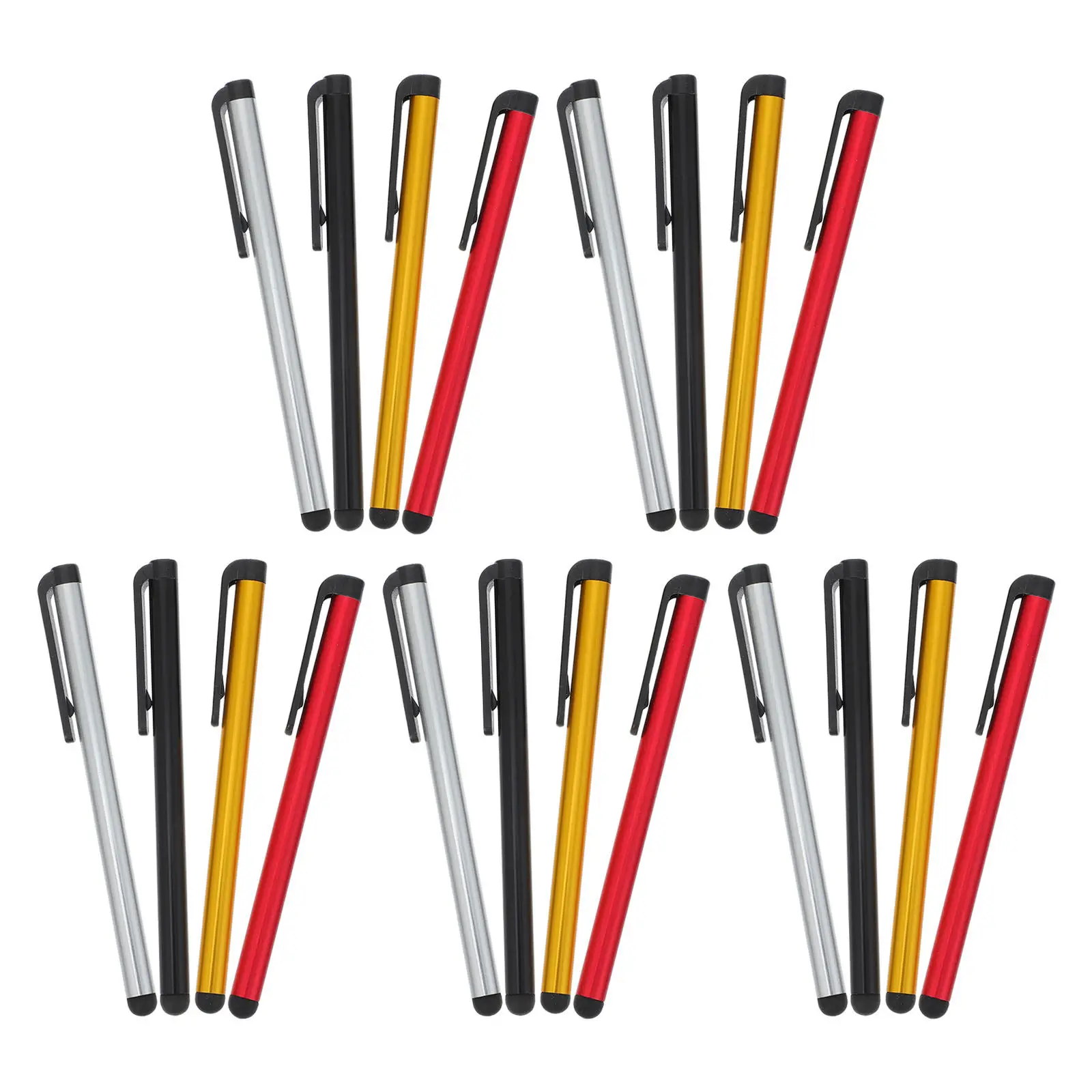20Pcs High Performance Touch Screen Stylus Pens Set Sensitive Responsive Tips for All Capacitive Devices Portable Design
20Pcs High Performance Touch Screen Stylus Pens Set Sensitive Responsive Tips for All Capacitive Devices Portable Design
