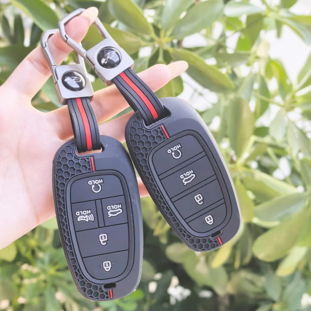 4 5 Buttons Car Key Case Cover For Hyundai Santa Fe Tucson 2022 NEXO NX4 Ioniq 5 Atos Prime Solaris 2021 Accessories
4 5 Buttons Car Key Case Cover For Hyundai Santa Fe Tucson 2022 NEXO NX4 Ioniq 5 Atos Prime Solaris 2021 Accessories