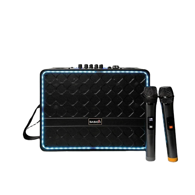 JT-8802 Build In Big Capacity Battery 8 Horns Portable Home/outdoor Karaoke Speaker W/2 Wireless Speakers & Remote Control.
JT-8802 Build In Big Capacity Battery 8 Horns Portable Home/outdoor Karaoke Speaker W/2 Wireless Speakers & Remote Control.