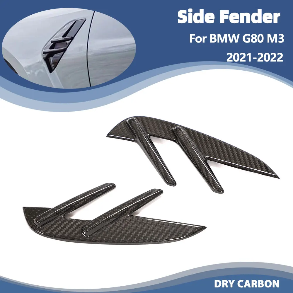 Dry Carbon Car Side Fender Air Vent Trim for BMW G80 M3 Sedan 4-Door 2021 2022 Racing Fender Exterior Cover
Dry Carbon Car Side Fender Air Vent Trim for BMW G80 M3 Sedan 4-Door 2021 2022 Racing Fender Exterior Cover