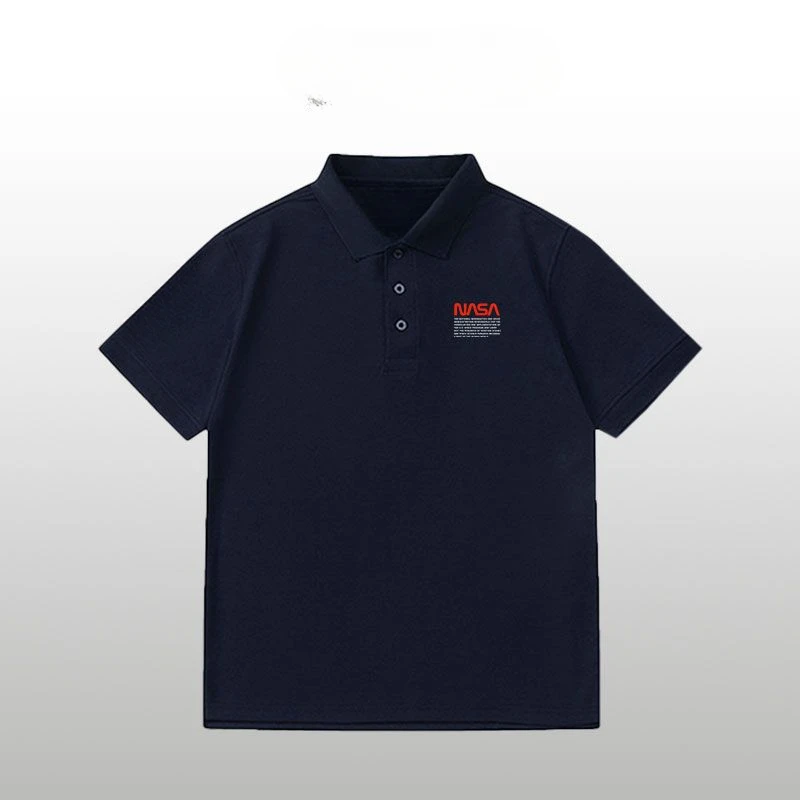 NASA Co Branded Short Sleeved Polo Shirt for Men, Summer Casual Loose Couple Outfit, American Style for Men and Women
NASA Co Branded Short Sleeved Polo Shirt for Men, Summer Casual Loose Couple Outfit, American Style for Men and Women