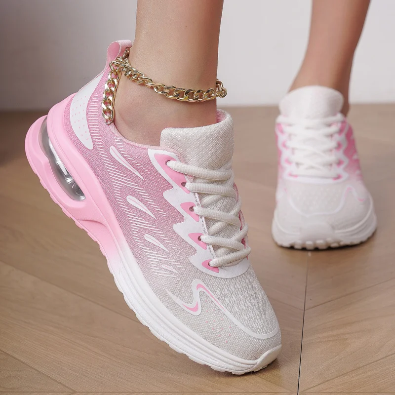 Sneaker Women Walking Shoes Womens Fashion Air Cushion Mesh Breathable Tennis Sport Shoes
Sneaker Women Walking Shoes Womens Fashion Air Cushion Mesh Breathable Tennis Sport Shoes