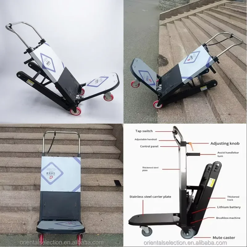 Electric Stair Climber Machine for 200kg 300kg 400kg Customizable Heavy Crawler System CE Compliant
Electric Stair Climber Machine for 200kg 300kg 400kg Customizable Heavy Crawler System CE Compliant