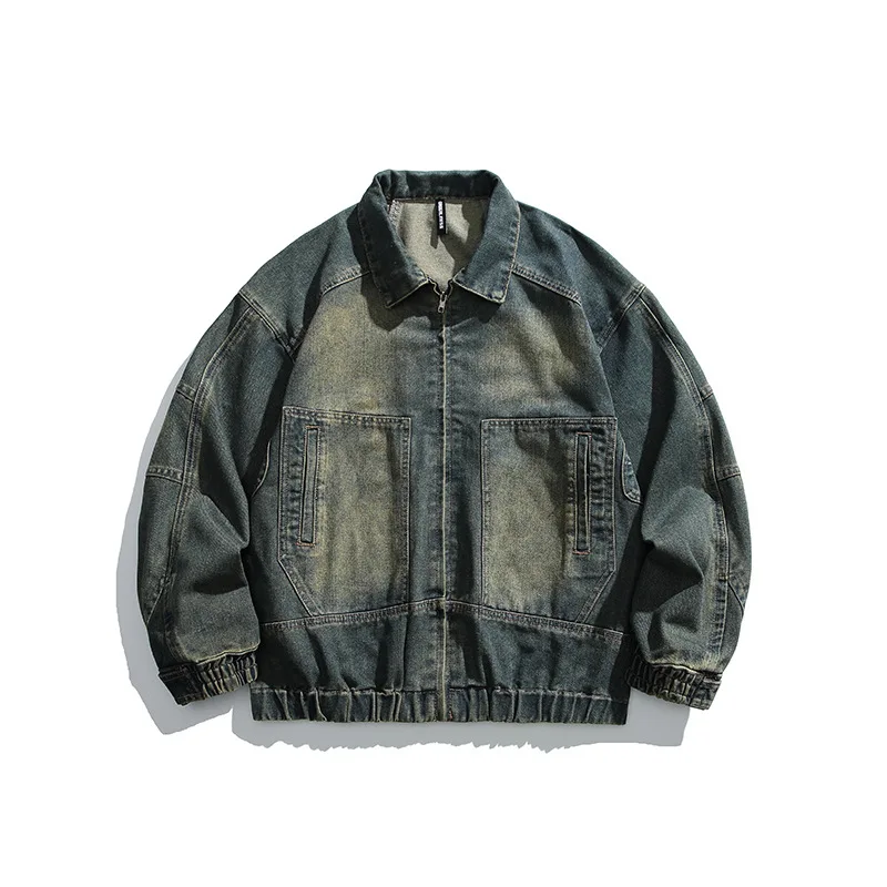 Nanxia Qiaozhuang 2025 Spring New Japanese Retro Washed Denim Jacket Trend Neutral Loose Lapel Coat
Nanxia Qiaozhuang 2025 Spring New Japanese Retro Washed Denim Jacket Trend Neutral Loose Lapel Coat