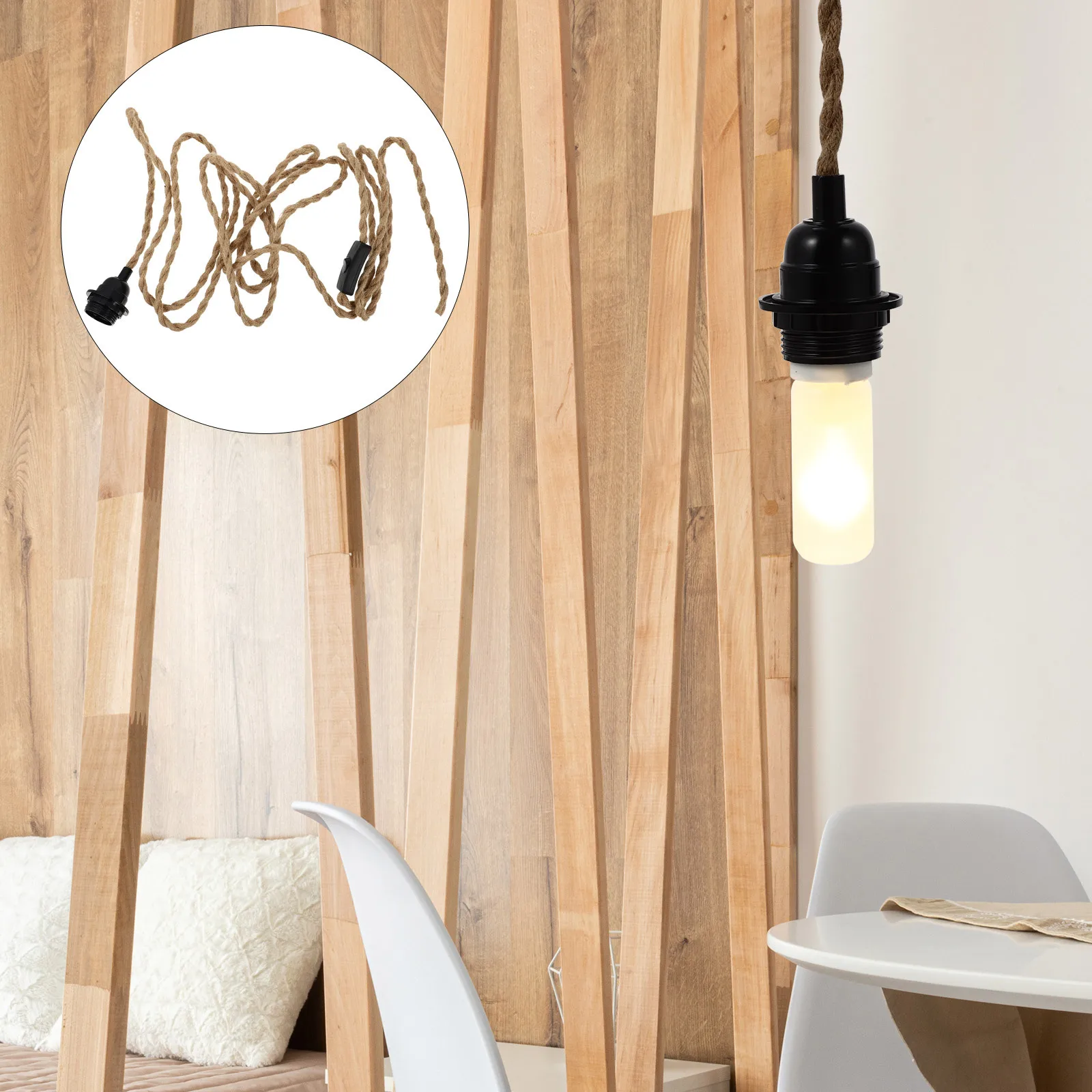 1Set Retro Hemp Rope Wire Plug Vintage Industrial DIY Pendant Lamp Hanging Light Accessory Rope Cable Light Plug
1Set Retro Hemp Rope Wire Plug Vintage Industrial DIY Pendant Lamp Hanging Light Accessory Rope Cable Light Plug